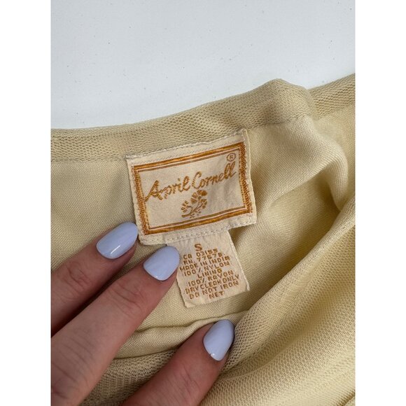 April Cornell Lace Embroidered Maxi Skirt With Matching Top Vintage Inspired - Picture 14 of 16